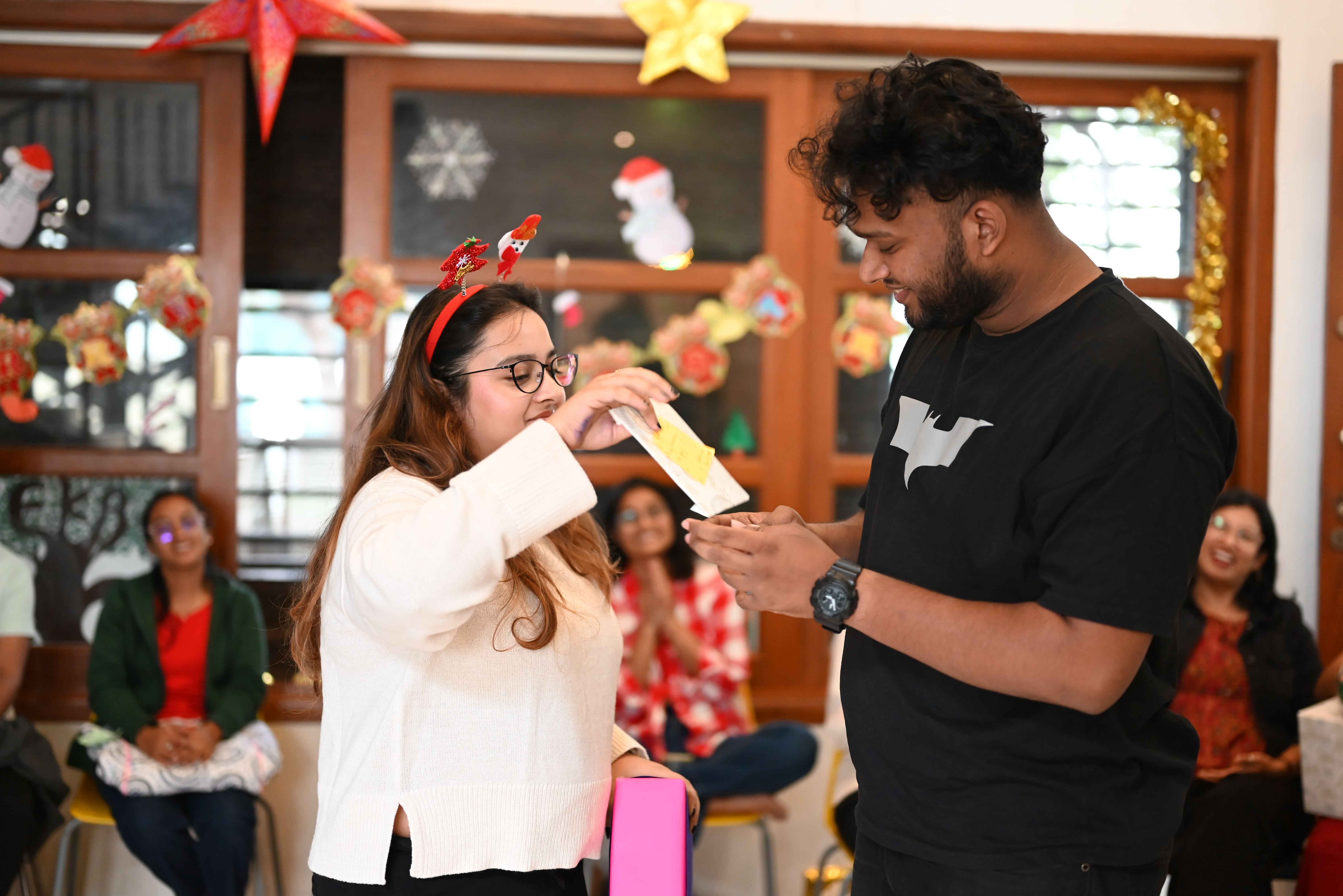 Santa Gifting Teachers